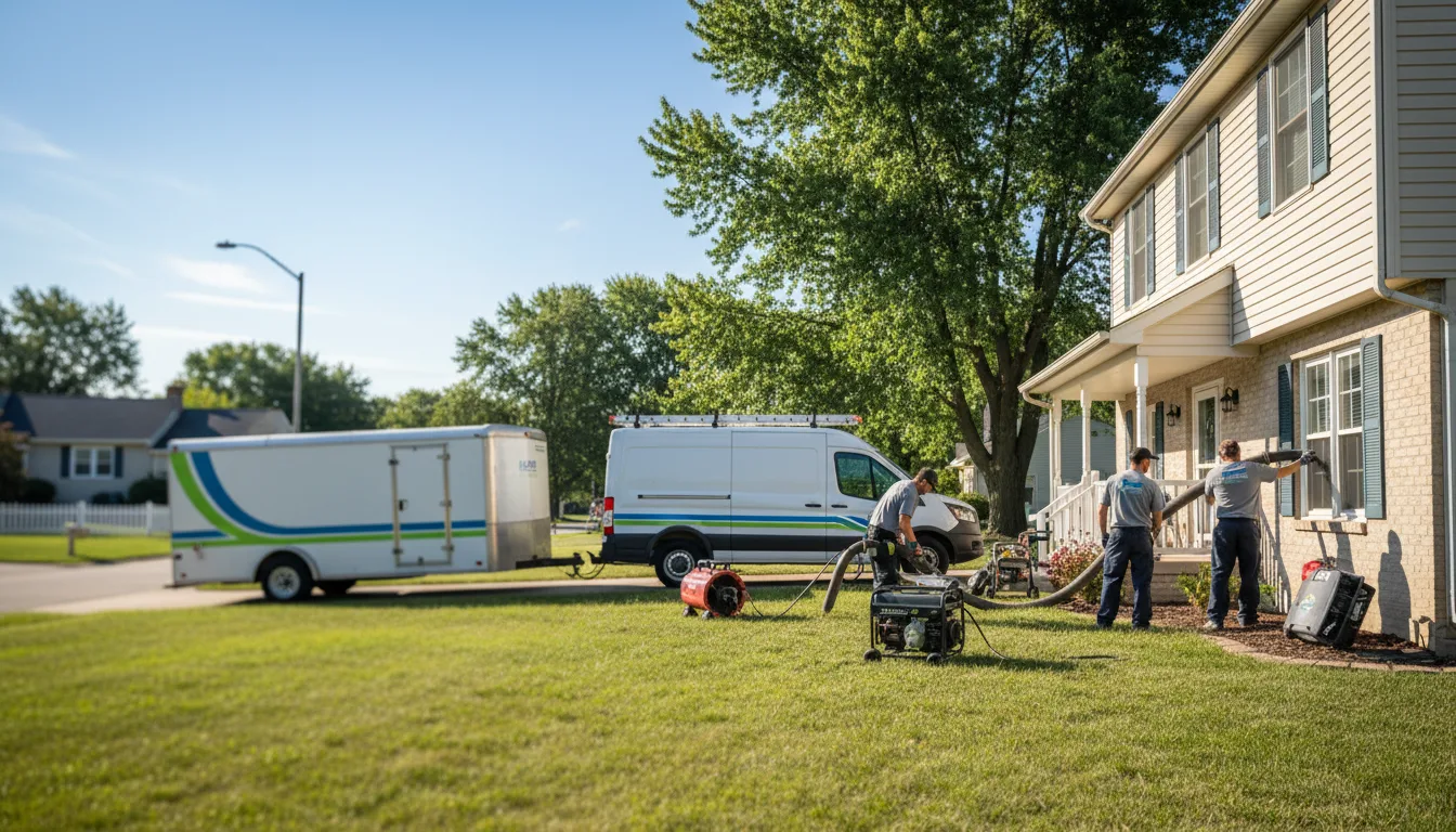 Flooded Basement Restoration And Cleanup With Repair in Ravenna, OH near me